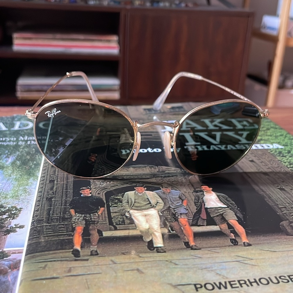 Ray-Ban Round Metal Sunglasses - Rb3447 001